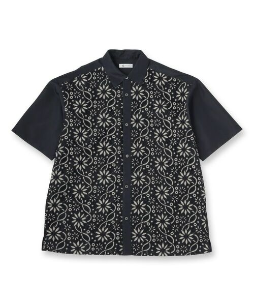 tk.TAKEO KIKUCHI / ティーケー タケオキクチ シャツ・ブラウス | ボタニカルレースシャツ | 詳細1