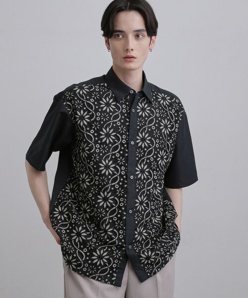 tk.TAKEO KIKUCHI / ティーケー タケオキクチ シャツ・ブラウス | ボタニカルレースシャツ | 詳細10