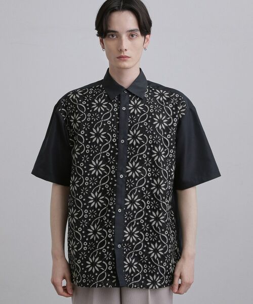 tk.TAKEO KIKUCHI / ティーケー タケオキクチ シャツ・ブラウス | ボタニカルレースシャツ | 詳細14