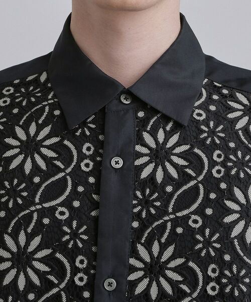 tk.TAKEO KIKUCHI / ティーケー タケオキクチ シャツ・ブラウス | ボタニカルレースシャツ | 詳細17
