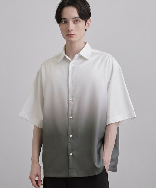 tk.TAKEO KIKUCHI / ティーケー タケオキクチ シャツ・ブラウス | グラデーションプリントシャツ | 詳細10