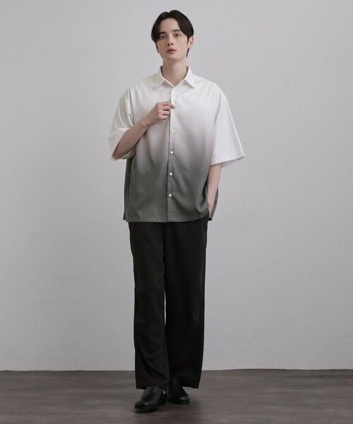 tk.TAKEO KIKUCHI / ティーケー タケオキクチ シャツ・ブラウス | グラデーションプリントシャツ | 詳細12