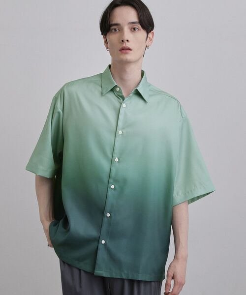 tk.TAKEO KIKUCHI / ティーケー タケオキクチ シャツ・ブラウス | グラデーションプリントシャツ | 詳細14