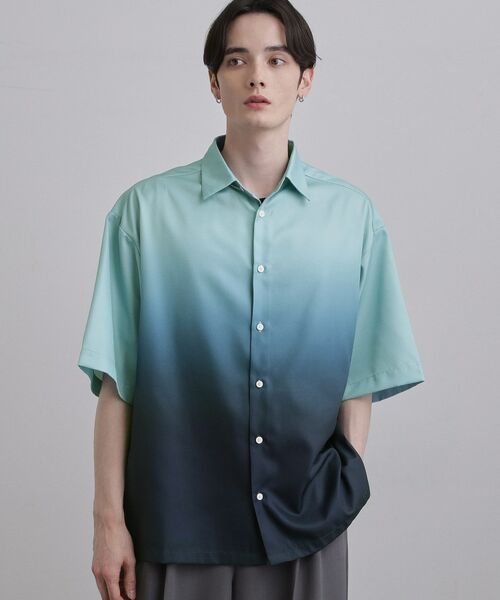 tk.TAKEO KIKUCHI / ティーケー タケオキクチ シャツ・ブラウス | グラデーションプリントシャツ | 詳細18