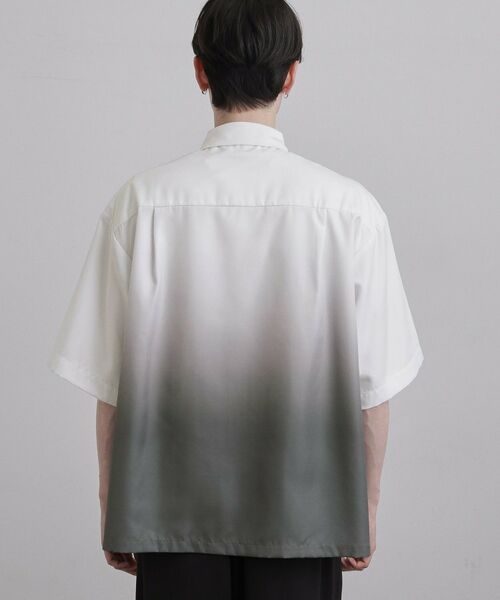 tk.TAKEO KIKUCHI / ティーケー タケオキクチ シャツ・ブラウス | グラデーションプリントシャツ | 詳細24