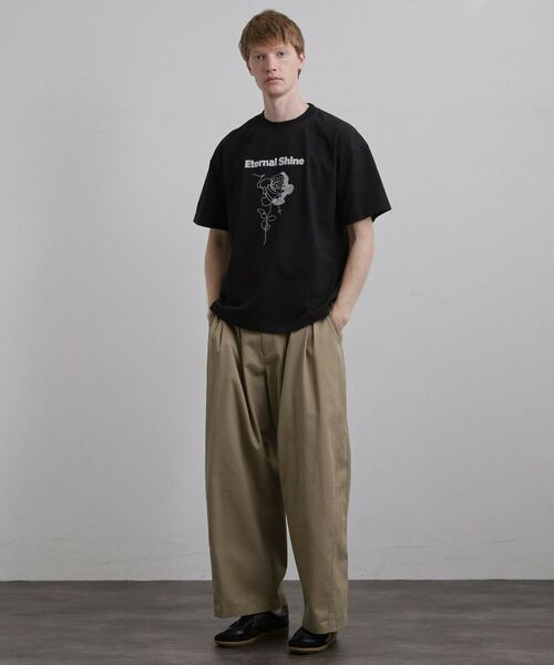 tk.TAKEO KIKUCHI / ティーケー タケオキクチ Tシャツ | ロゴフラワー刺繍Tシャツ | 詳細10