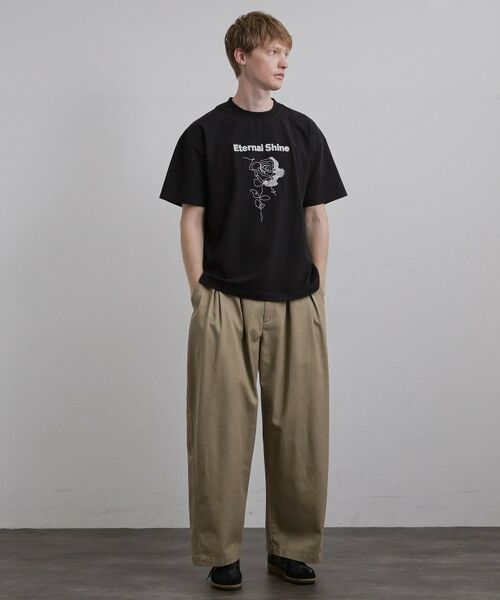 tk.TAKEO KIKUCHI / ティーケー タケオキクチ Tシャツ | ロゴフラワー刺繍Tシャツ | 詳細11