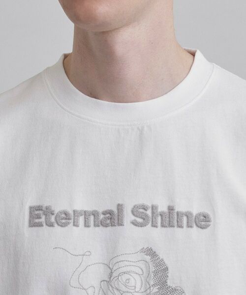 tk.TAKEO KIKUCHI / ティーケー タケオキクチ Tシャツ | ロゴフラワー刺繍Tシャツ | 詳細16