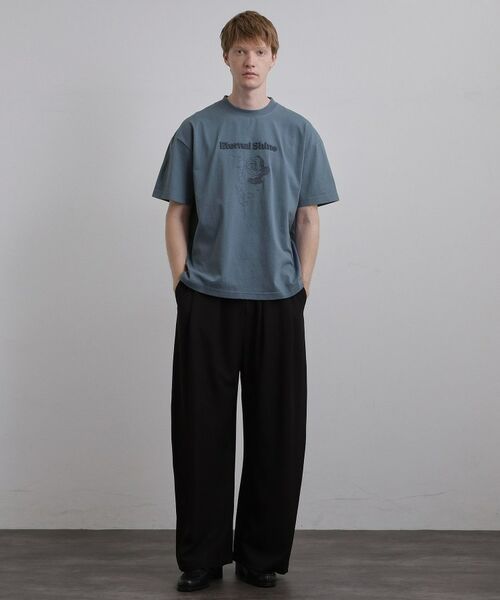 tk.TAKEO KIKUCHI / ティーケー タケオキクチ Tシャツ | ロゴフラワー刺繍Tシャツ | 詳細7