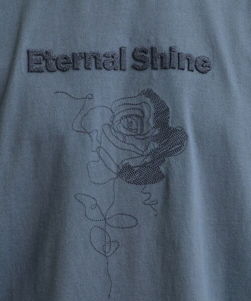 tk.TAKEO KIKUCHI / ティーケー タケオキクチ Tシャツ | ロゴフラワー刺繍Tシャツ | 詳細8