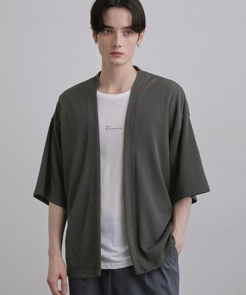 tk.TAKEO KIKUCHI / ティーケー タケオキクチ カットソー | 【2点セット】5分袖ボレロアンサンブル | 詳細1