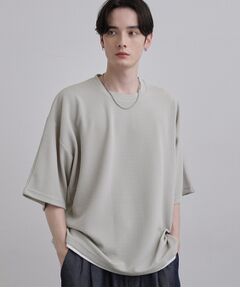 tk.TAKEO KIKUCHI / ティーケー タケオキクチ カットソー | 【ネックレス付】ドルマンカットソー