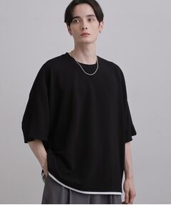 tk.TAKEO KIKUCHI / ティーケー タケオキクチ カットソー | 【ネックレス付】ドルマンカットソー