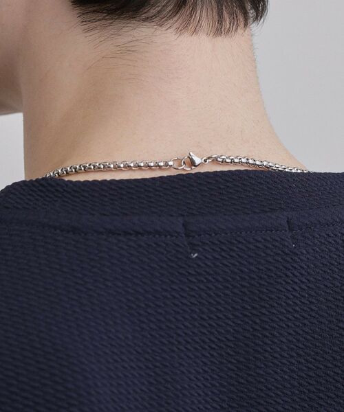 tk.TAKEO KIKUCHI / ティーケー タケオキクチ カットソー | 【ネックレス付】ドルマンカットソー | 詳細24