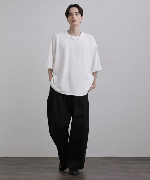 tk.TAKEO KIKUCHI / ティーケー タケオキクチ カットソー | 【ネックレス付】ドルマンカットソー | 詳細3