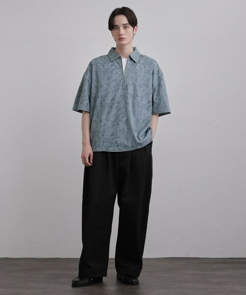 tk.TAKEO KIKUCHI / ティーケー タケオキクチ ポロシャツ | ヴィンテージハーフジップ | 詳細10