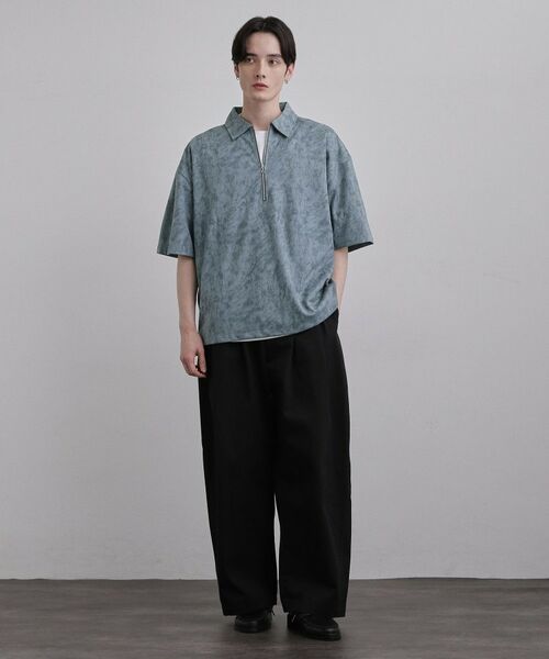 tk.TAKEO KIKUCHI / ティーケー タケオキクチ ポロシャツ | ヴィンテージハーフジップ | 詳細11