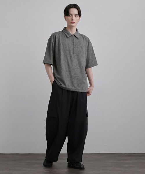 tk.TAKEO KIKUCHI / ティーケー タケオキクチ ポロシャツ | ヴィンテージハーフジップ | 詳細2