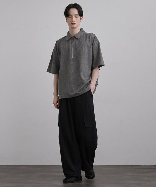 tk.TAKEO KIKUCHI / ティーケー タケオキクチ ポロシャツ | ヴィンテージハーフジップ | 詳細3