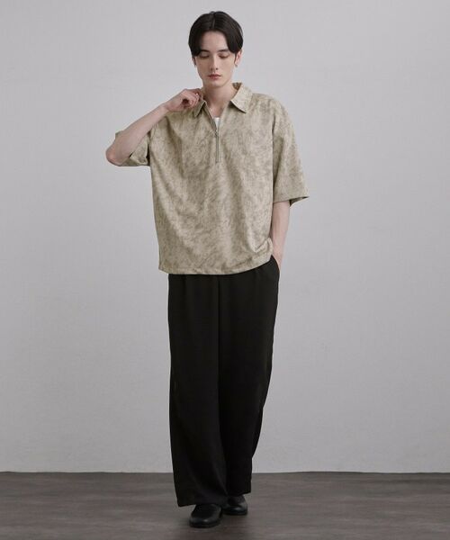 tk.TAKEO KIKUCHI / ティーケー タケオキクチ ポロシャツ | ヴィンテージハーフジップ | 詳細7