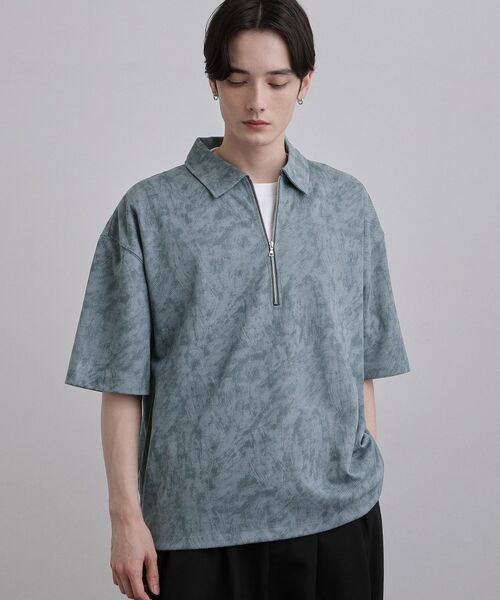 tk.TAKEO KIKUCHI / ティーケー タケオキクチ ポロシャツ | ヴィンテージハーフジップ | 詳細9