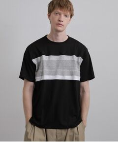 tk.TAKEO KIKUCHI / ティーケー タケオキクチ Tシャツ | パネルニット切替カットソー