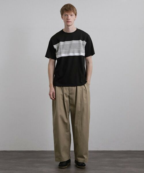 tk.TAKEO KIKUCHI / ティーケー タケオキクチ Tシャツ | パネルニット切替カットソー | 詳細6
