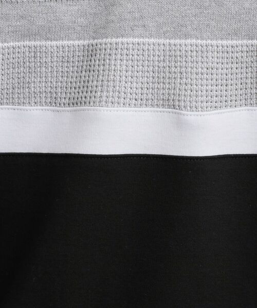 tk.TAKEO KIKUCHI / ティーケー タケオキクチ Tシャツ | パネルニット切替カットソー | 詳細8