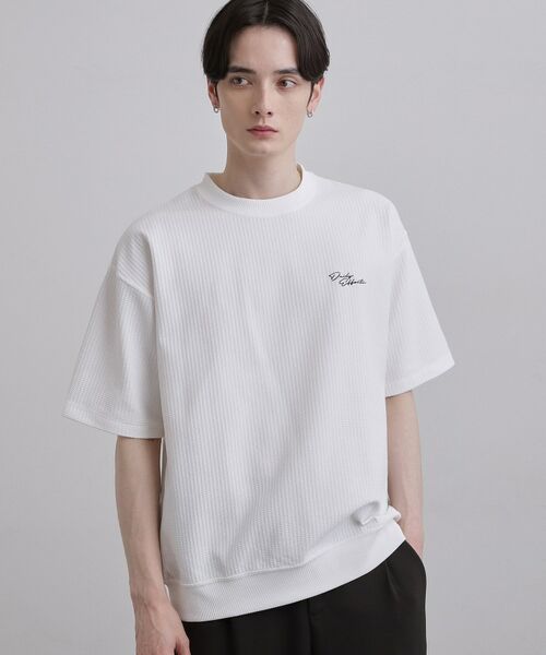 tk.TAKEO KIKUCHI / ティーケー タケオキクチ カットソー | ポリワッフルカットソー | 詳細1