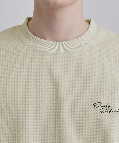 tk.TAKEO KIKUCHI / ティーケー タケオキクチ カットソー | ポリワッフルカットソー | 詳細16