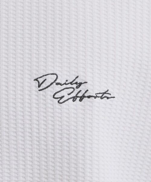 tk.TAKEO KIKUCHI / ティーケー タケオキクチ カットソー | ポリワッフルカットソー | 詳細4