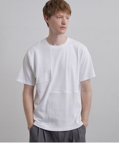 tk.TAKEO KIKUCHI / ティーケー タケオキクチ Tシャツ | ブロックニット切替カットソー