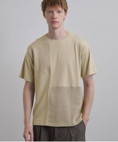 tk.TAKEO KIKUCHI / ティーケー タケオキクチ Tシャツ | ブロックニット切替カットソー