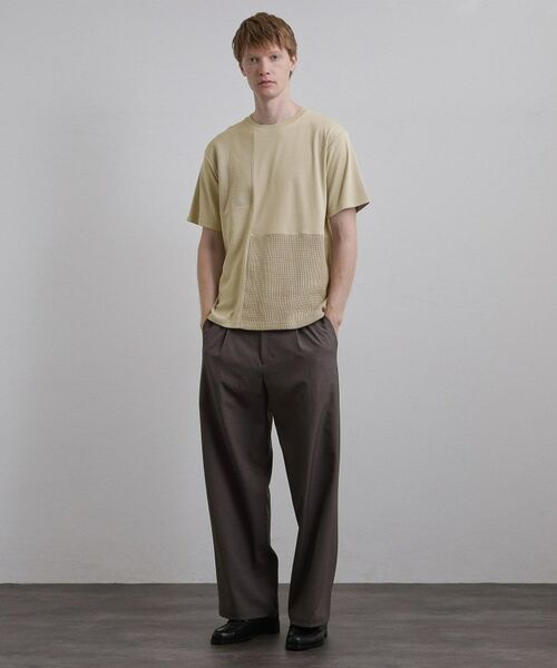tk.TAKEO KIKUCHI / ティーケー タケオキクチ Tシャツ | ブロックニット切替カットソー | 詳細11