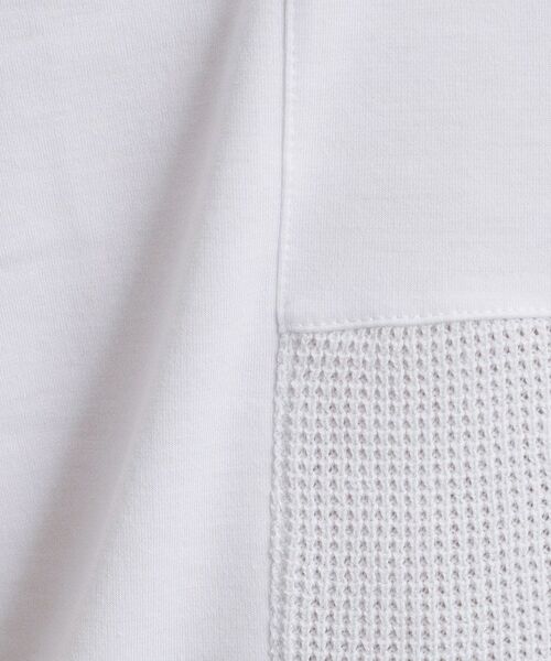 tk.TAKEO KIKUCHI / ティーケー タケオキクチ Tシャツ | ブロックニット切替カットソー | 詳細4