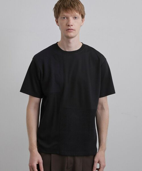tk.TAKEO KIKUCHI / ティーケー タケオキクチ Tシャツ | ブロックニット切替カットソー | 詳細5