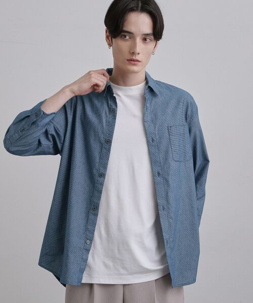 tk.TAKEO KIKUCHI / ティーケー タケオキクチ シャツ・ブラウス | COOLMAX（R）7分袖シャツ | 詳細13