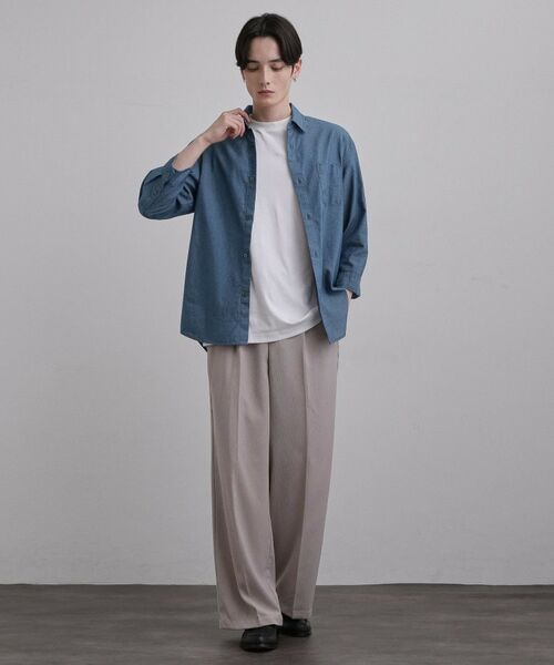 tk.TAKEO KIKUCHI / ティーケー タケオキクチ シャツ・ブラウス | COOLMAX（R）7分袖シャツ | 詳細15