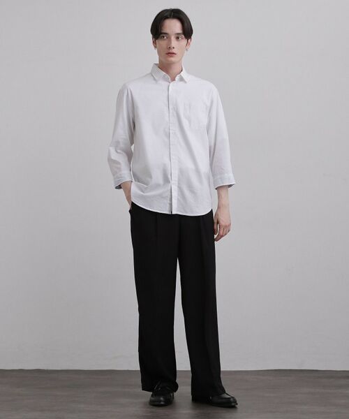 tk.TAKEO KIKUCHI / ティーケー タケオキクチ シャツ・ブラウス | COOLMAX（R）7分袖シャツ | 詳細2