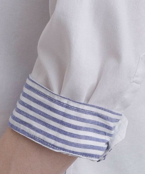 tk.TAKEO KIKUCHI / ティーケー タケオキクチ シャツ・ブラウス | COOLMAX（R）7分袖シャツ | 詳細4