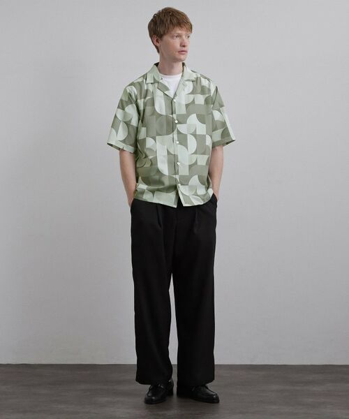 tk.TAKEO KIKUCHI / ティーケー タケオキクチ シャツ・ブラウス | 幾何学プリントシャツ | 詳細11