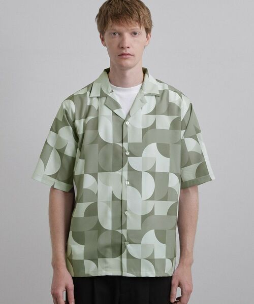 tk.TAKEO KIKUCHI / ティーケー タケオキクチ シャツ・ブラウス | 幾何学プリントシャツ | 詳細17