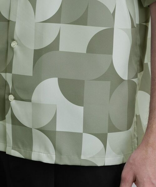 tk.TAKEO KIKUCHI / ティーケー タケオキクチ シャツ・ブラウス | 幾何学プリントシャツ | 詳細22