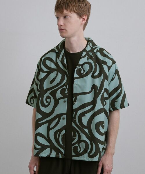 tk.TAKEO KIKUCHI / ティーケー タケオキクチ シャツ・ブラウス | 幾何学プリントシャツ | 詳細5