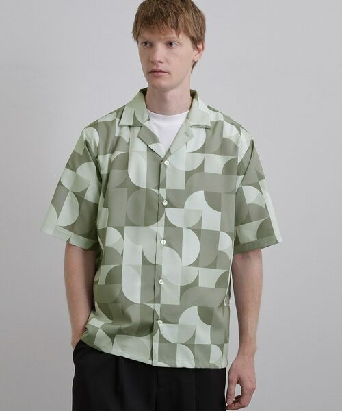 tk.TAKEO KIKUCHI / ティーケー タケオキクチ シャツ・ブラウス | 幾何学プリントシャツ | 詳細9