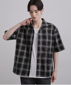 tk.TAKEO KIKUCHI / ティーケー タケオキクチ シャツ・ブラウス | カスレチェック半袖シャツ