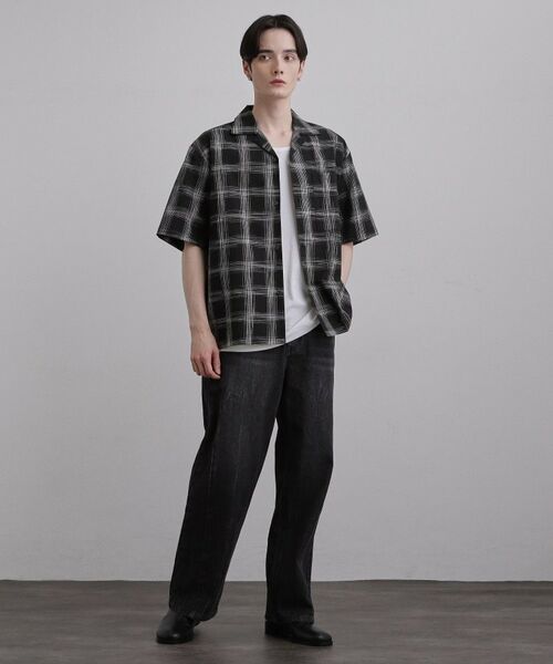 tk.TAKEO KIKUCHI / ティーケー タケオキクチ シャツ・ブラウス | カスレチェック半袖シャツ | 詳細10