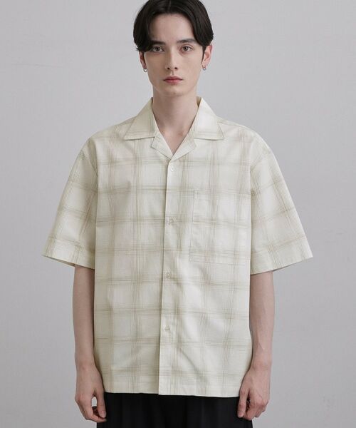 tk.TAKEO KIKUCHI / ティーケー タケオキクチ シャツ・ブラウス | カスレチェック半袖シャツ | 詳細13