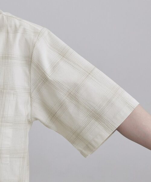 tk.TAKEO KIKUCHI / ティーケー タケオキクチ シャツ・ブラウス | カスレチェック半袖シャツ | 詳細17