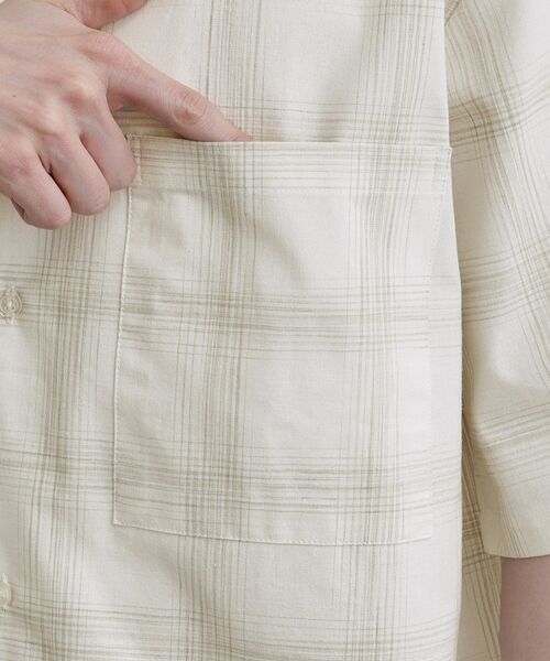tk.TAKEO KIKUCHI / ティーケー タケオキクチ シャツ・ブラウス | カスレチェック半袖シャツ | 詳細18